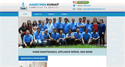 Desktop Screenshot of handymenkuwait.com